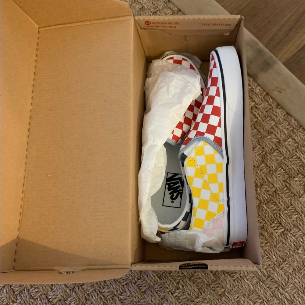 Vans , checkered , size 8W